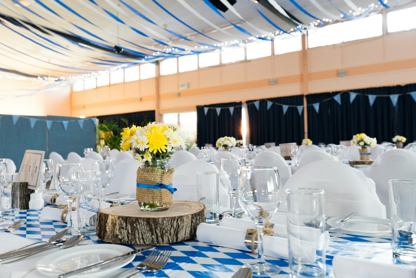 Styled event tables and décor